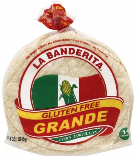 La Banderita Gluten Free Grande Corn Tortillas