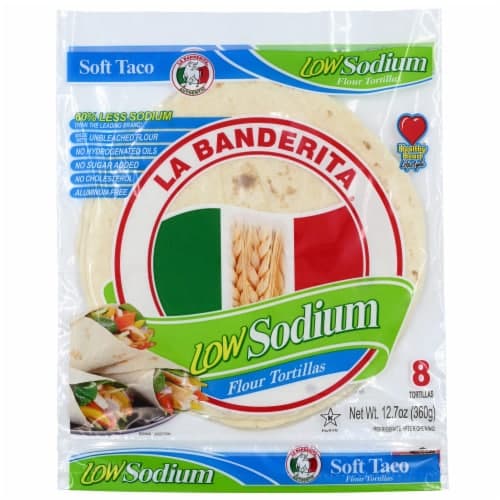 La Banderita Low Sodium Flour Tortillas