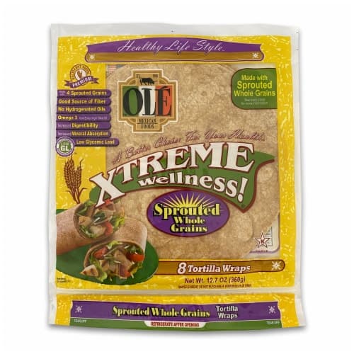 Ole Xtreme Wellness Sprouted Whole Grain Tortilla Wraps