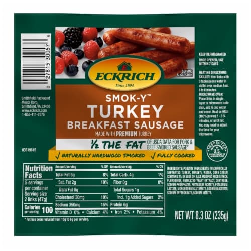 Eckrich Smok-Y Turkey Breakfast Sausage