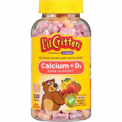 L'Il Critters Calcium + D3 Gummies
