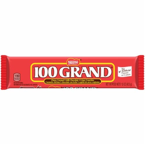 100 Grand Candy Bar. Wrapper