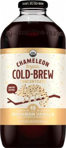 Chameleon Organic Cinnamon Vanilla Flavored Cold Brew Coffee Concentrate