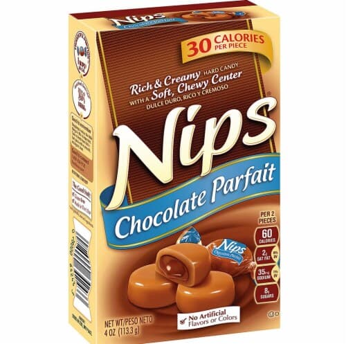 Nips Hard Candy, Rich & Creamy, Chocolate Parfait