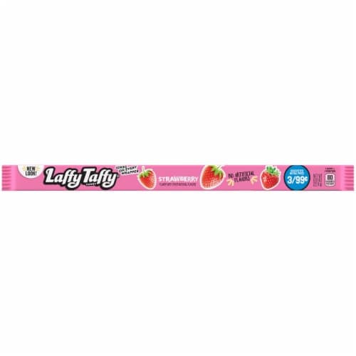 Laffy Taffy Strawberry Rope Candy. Wrapper