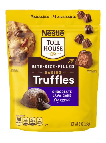 Nestlé Toll House Bite-size Filled Baking Truffles Chocolate Lava Cake Flavored