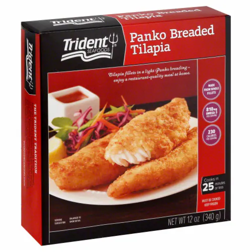 Trident Seafoods Tilapia, Panko Breaded