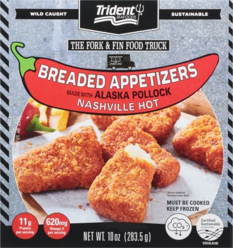 Trident Seafoods Breaded Appetizers, Nashville Hot