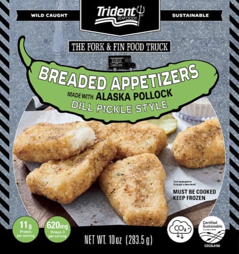 Trident Seafoods Breaded Appetizers, Dill Pickle Style