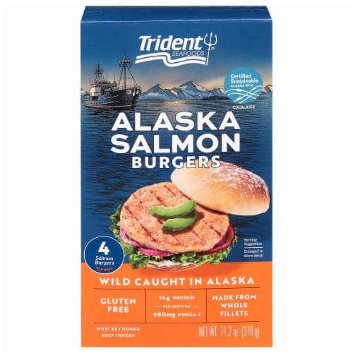 Trident Seafoods Salmon Burgers Alaskan