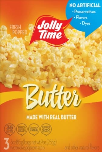 Jolly Time Pop Corn, Microwave, Butter