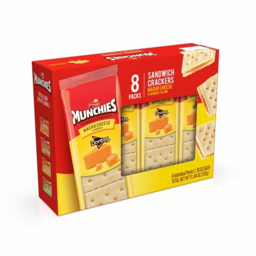 Munchies Sandwich Crackers, Nacho Cheese Flavored