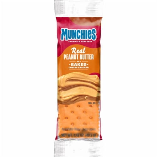 Munchies Peanut Butter Cheese Sandwich Crackers