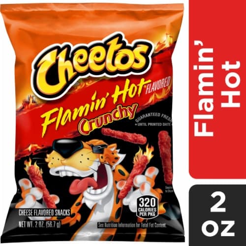 Cheetos Flamin' Hot Crunchy Cheese Flavored Snacks