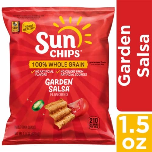 Sunchips Garden Salsa Flavored Whole Grain Snacks
