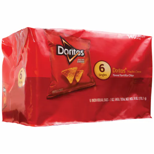 Doritos Nacho Cheese Flavored Tortilla Chips 