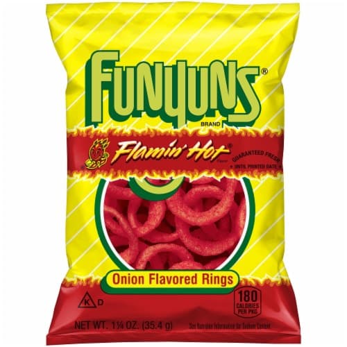 Funyuns Onion Flavored Rings, Flamin' Hot