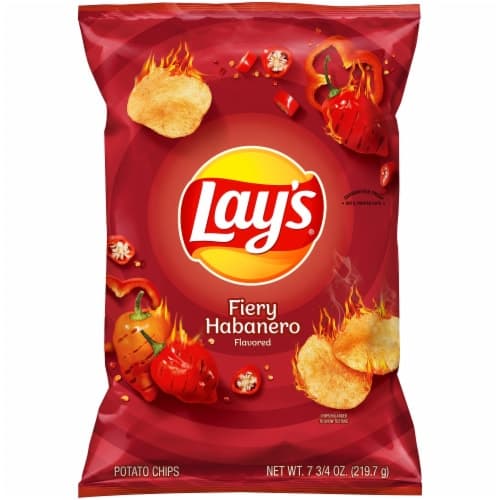 Lay'S Potato Chips, Fiery Habanero Flavored