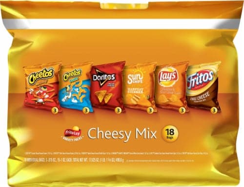 Frito Lay Variety Packs Cheesy Mix