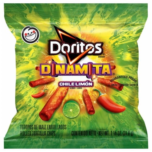 Doritos Tortilla Chips, Chile Limon, Rolled