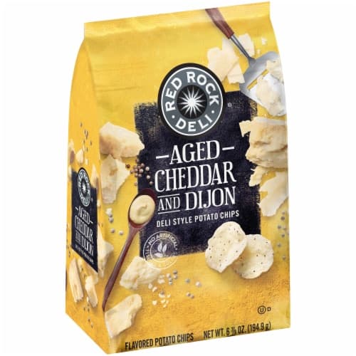 Red Rock Deli Potato Chips, Aged Cheddar & Dijon