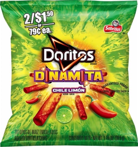 Doritos Dinamita Chile Limon Rolled Tortilla Chips