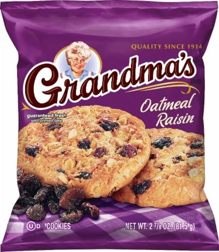 Grandmas Cookies Oatmeal Raisin
