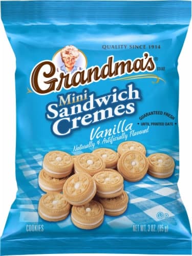 Grandma'S Mini Vanilla Creme Cookies