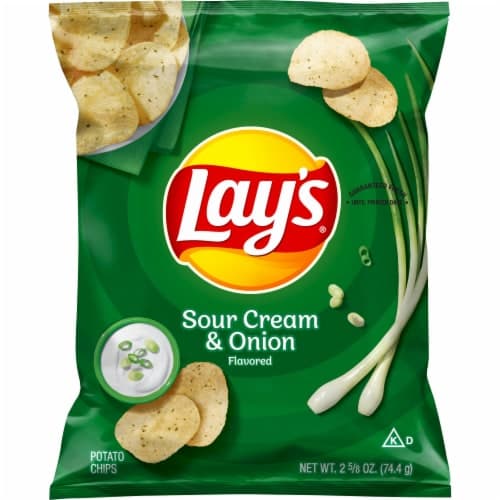 Lay'S Sour Cream & Onion Flavored Potato Chips