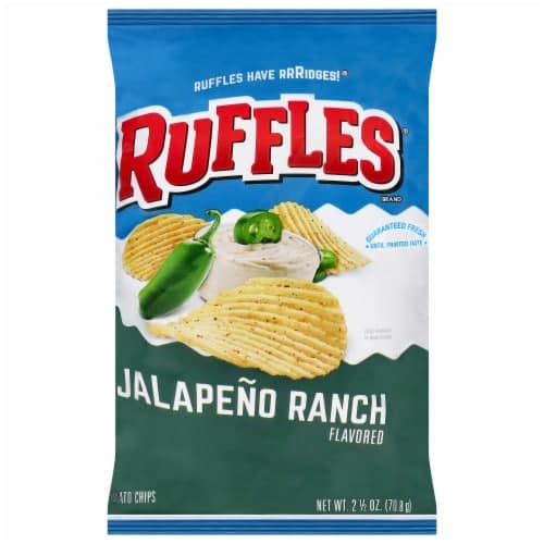 Ruffles Potato Chips Jalapeno Ranch