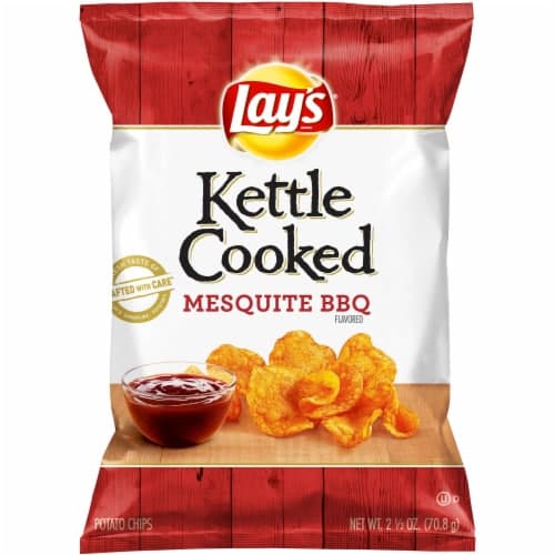 Lay'S Mesquite Bbq Kettle Cooked Potato Chips