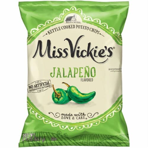 Miss Vickie'S Kettle Cooked Potato Chips Jalapeno