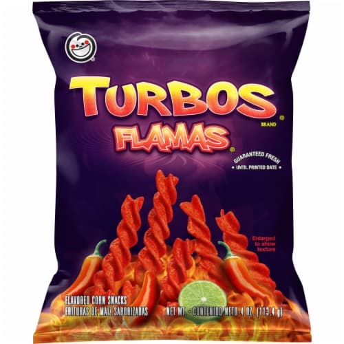 Sabritas Corn Snacks Turbos Flamas