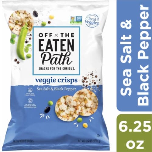 Off The Eaten Path Veggie Crisps Salt N Pepper