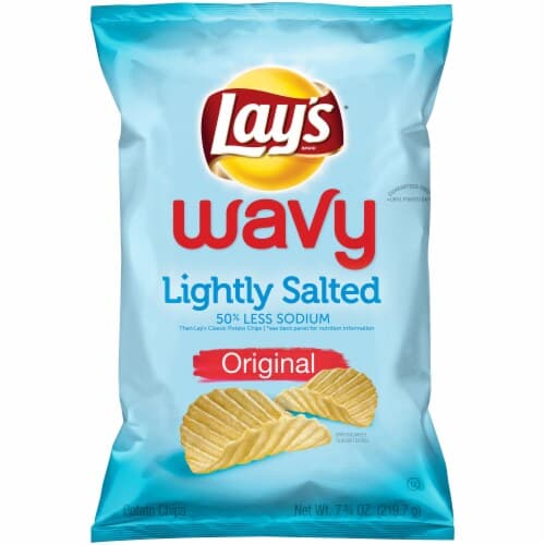 Lay'S Wavy Lightly Salted Potato Chips