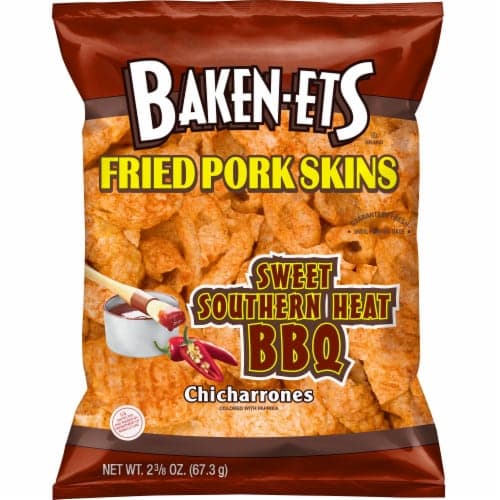 Baken-Ets Sweet Southern Heat Bbq Chicharrones Fried Pork Skins Bag
