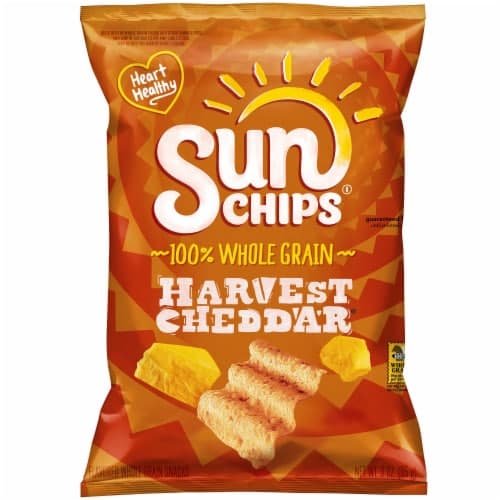 Sun Chips Harvest Cheddar Whole Grain Snacks