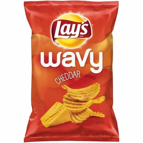 Lay'S Wavy Potato Chips Cheddar