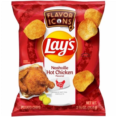 Lay'S Nashville Hot Chicken Flavored Potato Chips