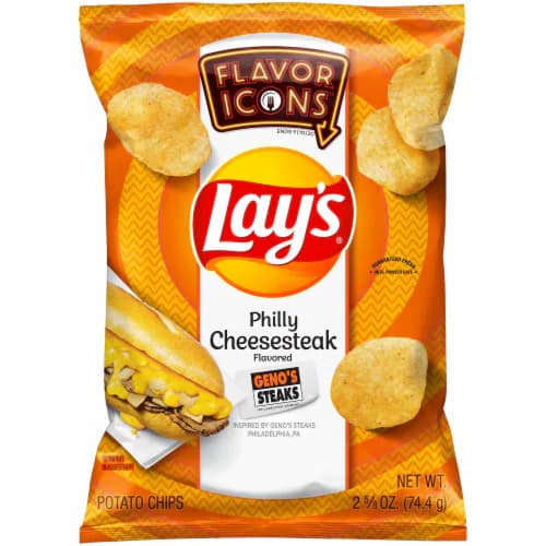 Lays Flavor Icons Potato Chips, Philly Cheesesteak Flavored