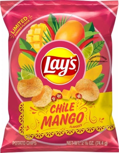 Lays Potato Chips Chile Mango Flavored