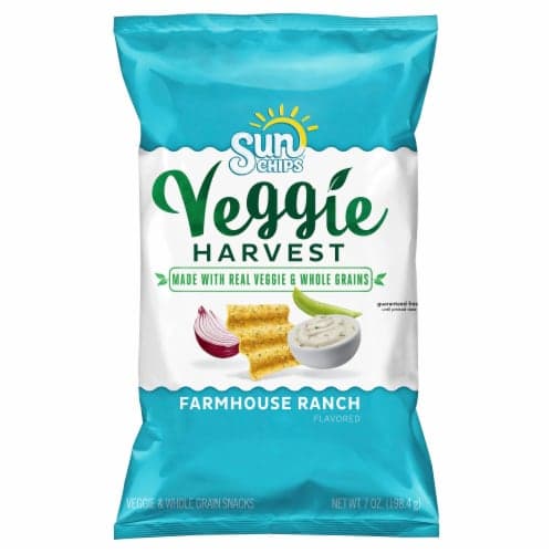 Sun Chips Veggie & Whole Grain Snacks, Farmhouse Ranch Flavored