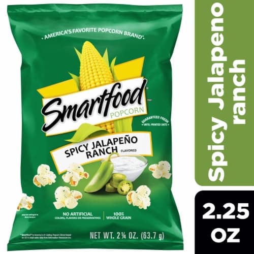Smartfood Popcorn Spicy Jalapeno Ranch Flavored