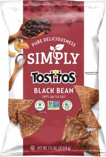 Tostitos Simply Black Bean Chips, Sea Salted