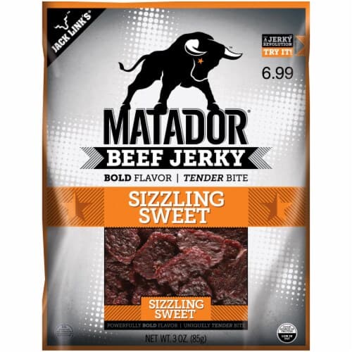 Matador Sweet And Hot Jerky Plastic Bag