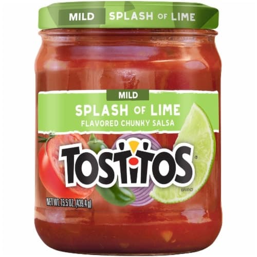 Tostitos Flavored Chunky Salsa Splash Of Lime Mild