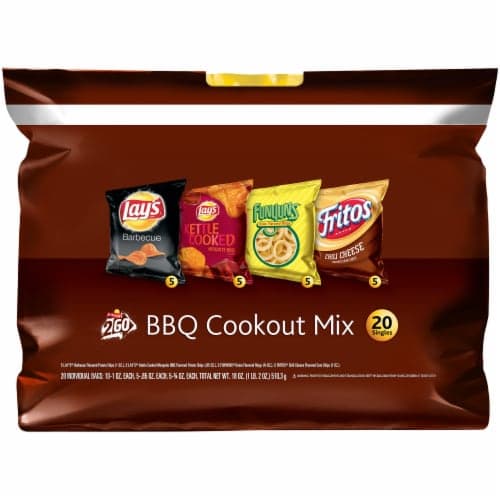 Frito-Lay 2Go Bbq Cookout Mix Snack Variety Pack