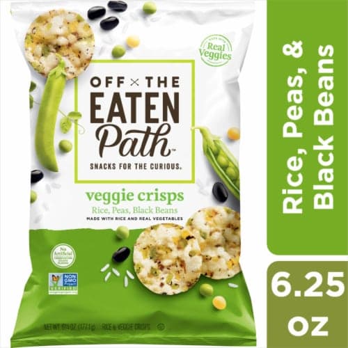 Is it Mushroom Free? Off The Eaten Path Rice, Peas, Black Beans Veggie Crisps