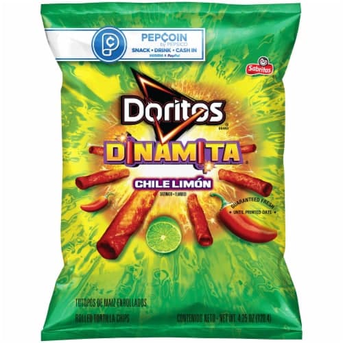 Doritos Dinamita Rolled Tortilla Chips Chile Limon