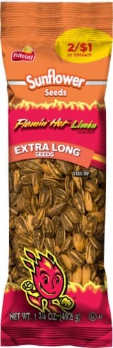 Frito Lay Extra Long Sunflower Seeds Flamin' Hot Limon 